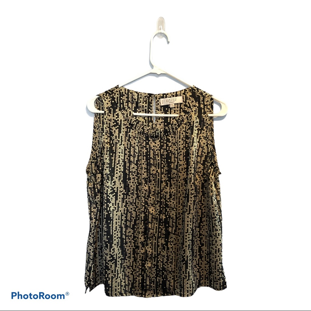 KASPER sleeveless top size PXL